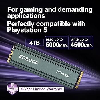 Ediloca EN760 2TB SSD 箱なし Amazon.com: Ediloca 4TB M2 NVME SSD with Heatsink - PCIe